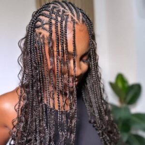 Fulani braids hairstyle