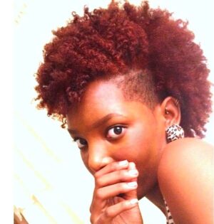 Wash and go hairstyle